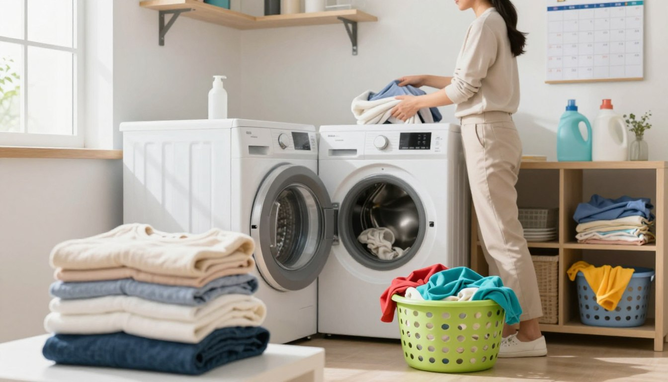 Laundry routine for busy people