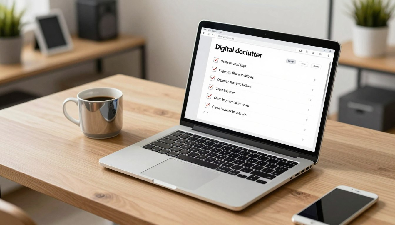 Digital declutter checklist